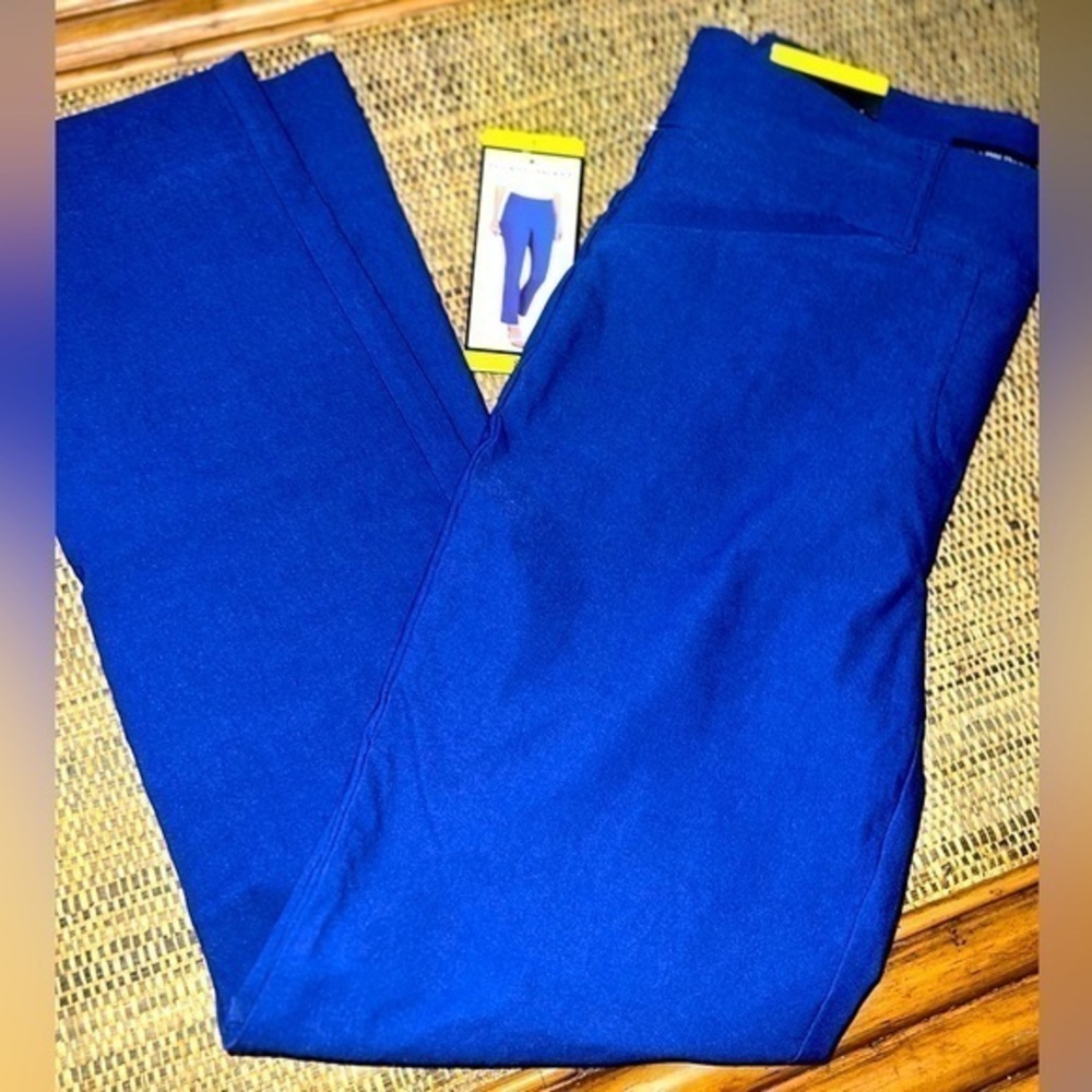 Pants Women’s Blue casual tummy control mid rise small